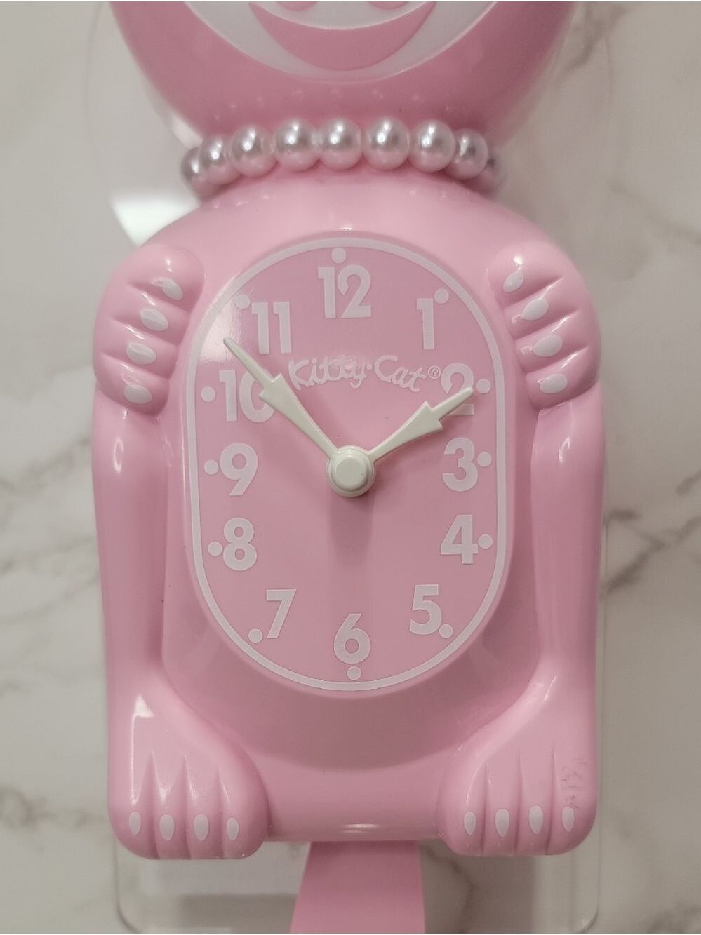 Bubblegum Pink Miss Kitty Cat klock clock - Picture 5 of 8